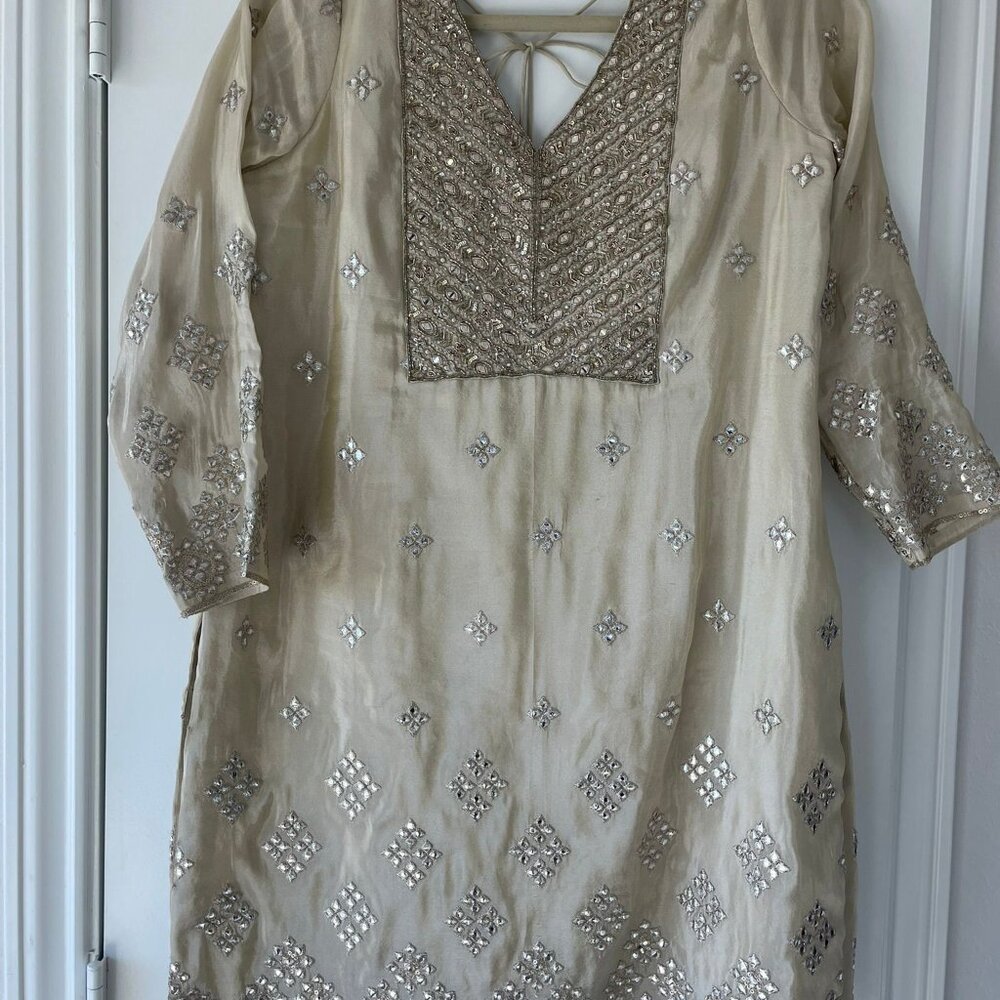 Heavy Cream Beige Dress